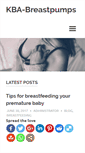 Mobile Screenshot of kba-breastpump-shop.com